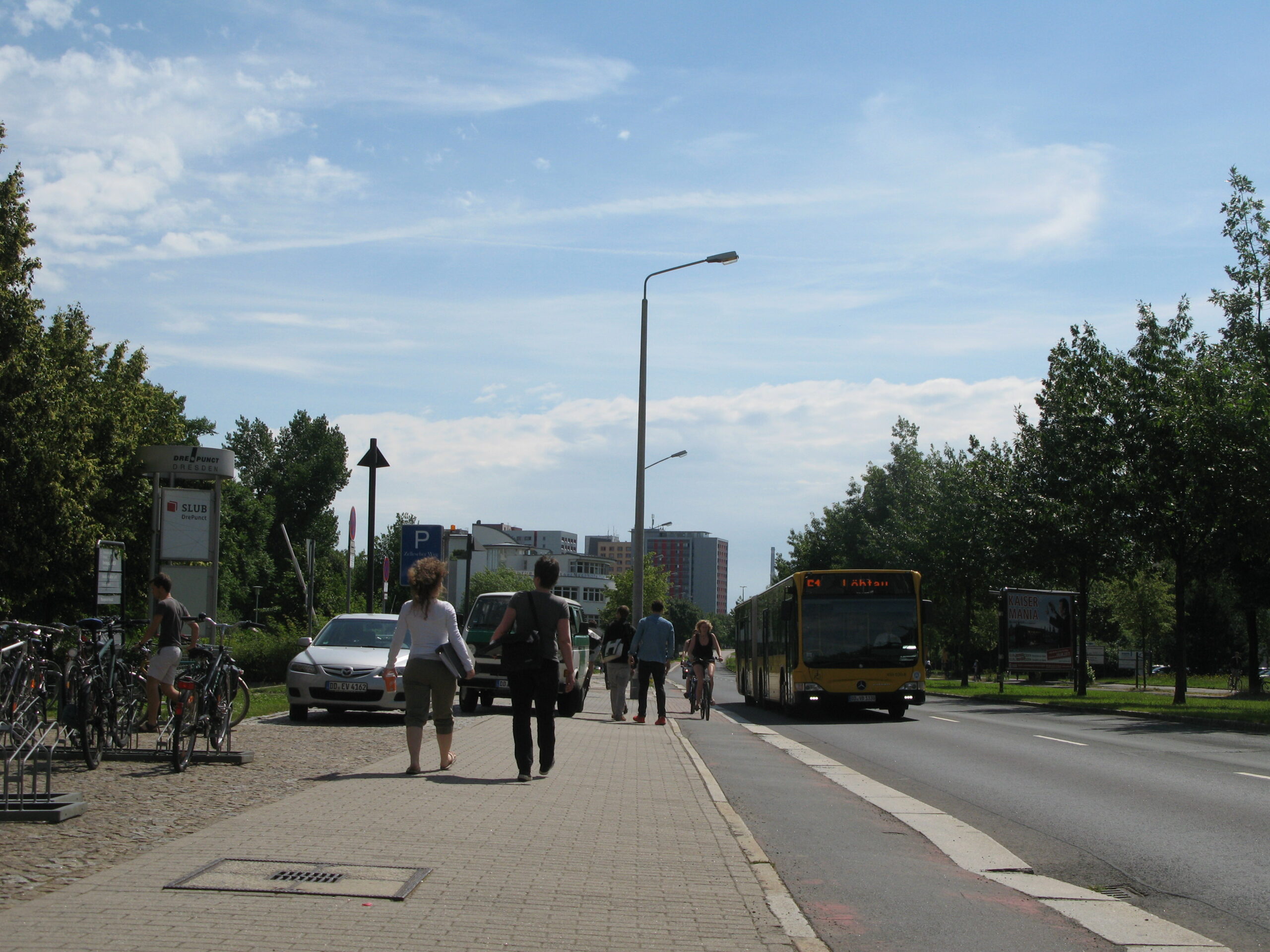 Zellescher Weg Arroganz In Der Platzverteilung ADFC Dresden