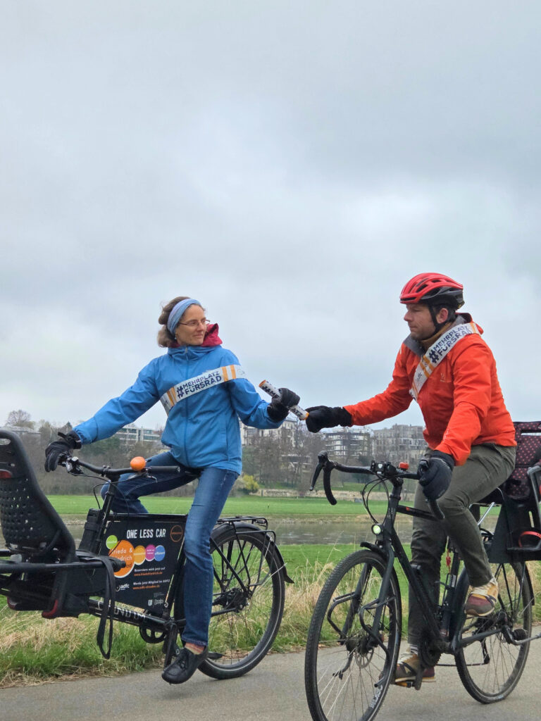 Staffelstabübergabe